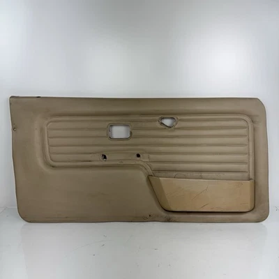 Tarjeta de panel de moldura de puerta delantera BMW E30 OEM beige convertible cupé Foto 1 de 4