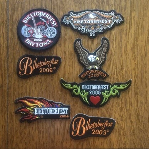 Biketoberfest Daytona Motorrad Rallye Sammlerstück Souvenir Aufnäher 03-09 - Bild 1 von 17