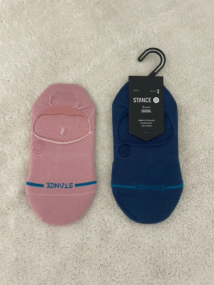Calcetines para mujer Stance informales ligeros sin mostrar talla pequeña mezcla de algodón 2 pares Foto 1 de 1