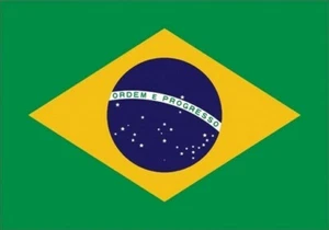 BRAZIL NATIONAL FLAG POSTER Brand New 1218 - Picture 1 of 1