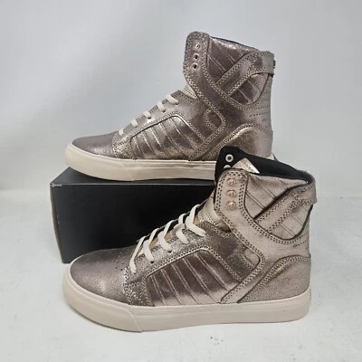 Zapatos Supra Skytop Juvenil MUSKA-001 / Oro Rosa - Rosa / 58003-675-M / Talla 5.5 Foto 1 de 4