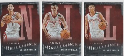 JEREMY LIN 2012-13 BRILLIANCE SPELLBOUND COMPLETE RAINBOW LOT (3) #63 64 65 - Image 1 of 2