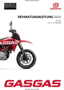 IDIOMA ALEMÁN - GAS 2023 - SM 700 UE - INSTRUCCIONES DE REPARACIÓN - Imagen 1 de 7