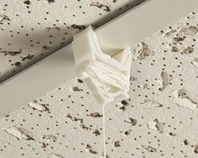 Ceiling Clip Sign Holder with 4' Long White Cord- 50 pieces - Image 1 of 2