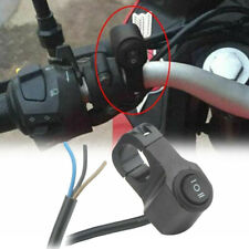 12V Black Waterproof Motorcycle Handlebar Headlight Fog Spot Light On Off Switch