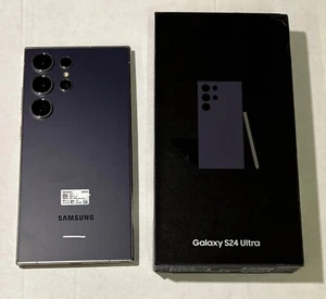 Samsung Galaxy S24 Ultra 256GB Unlocked Violet Titanium NEW Smartphone SM-S928U - Picture 1 of 2