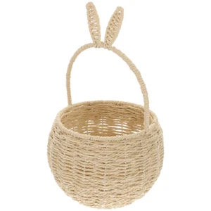 Rustic Flower Basket Hand Woven Woven Candy Basket Hand Woven Basket - Picture 1 of 12