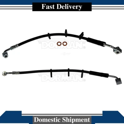 Dorman Front Brake Line Brake Hose Set of 2PCS Fits Ford E-250 2003 2004 2005 - Imagem 1 de 4