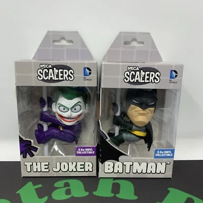 Lote de figuras de vinilo coleccionables de Batman Joker de DC Comics NECA Scalers 3,5 pulgadas Foto 1 de 4