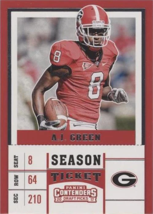 2017 Panini Contenders Draft Picks A.J. Green #1