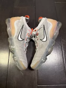 Nike Air VaporMax 2021 Flyknit Gris Niebla Mango Brillante Talla 11 DH4084-002 *Sin Caja - Imagen 1 de 8