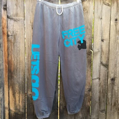 Free City Sweatpants Super Vintage OG FreeCity Gray Sweats - Image 1 of 4