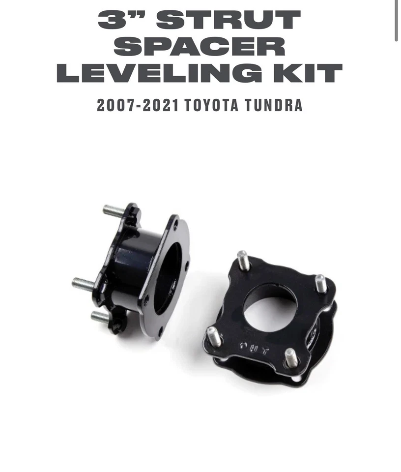 Комплект прокладок для стоек Zone Off-road 2007-2021 Toyota Tundra 3 дюйма номер детали ZONT1300 - Изображение 1 из 1