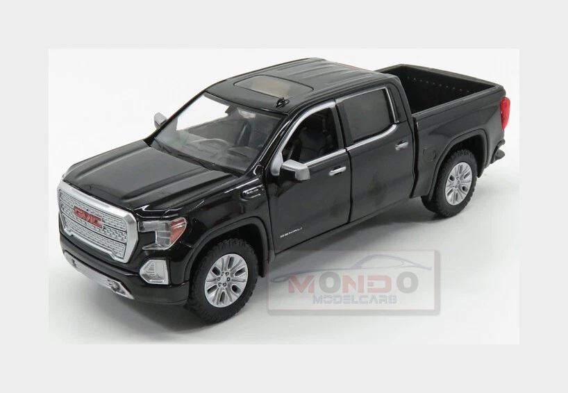 1:27 MotorMax Gmc Sierra 1500 Denali Crew Cab Pick-Up 2019 Black MTM79362BK Mode - Image 1 of 2