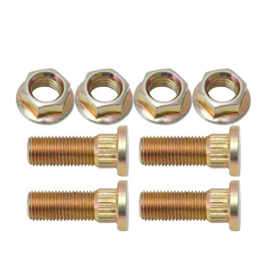 4X Tuerca y perno para rueda trasera Polaris 1992-2013 Ranger Scrambler 7515513/7542459 Foto 1 de 4