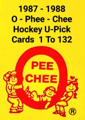 Tarjetas de hockey O-Pee-Chee 1987-88 - alta calidad - U-Pick - 1 a 132 Foto 1 de 2