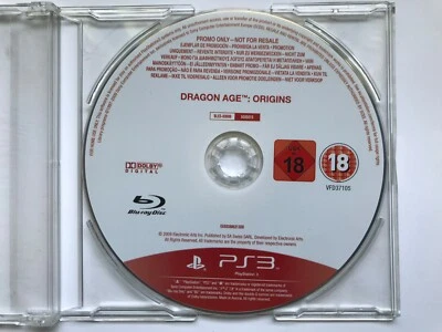 Dragon Age Origins PS3 PROMO Rare PlayStation 3 Promotional Dragon Age FULL GAME - Image 1 of 4