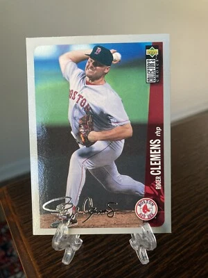 1996 Collector's Choice Silver Signature #60 Roger Clemens UD SP NM+ GOAT - Image 1 of 2