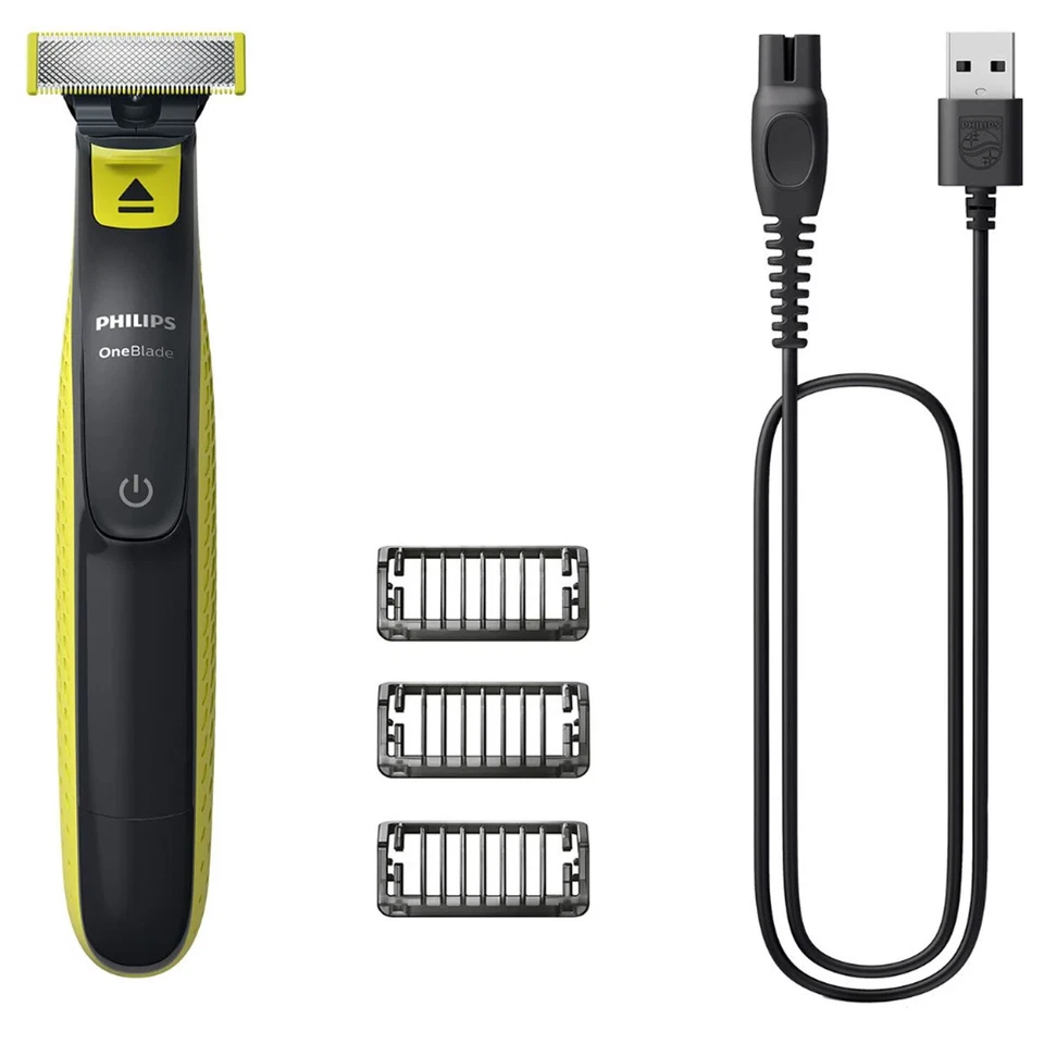 RASOIO ELETTRICO ONEBLADE PHILIPS QP2724/10 TRIMMER PROFILATRE VERDE GREEN - Immagine 1 di 1