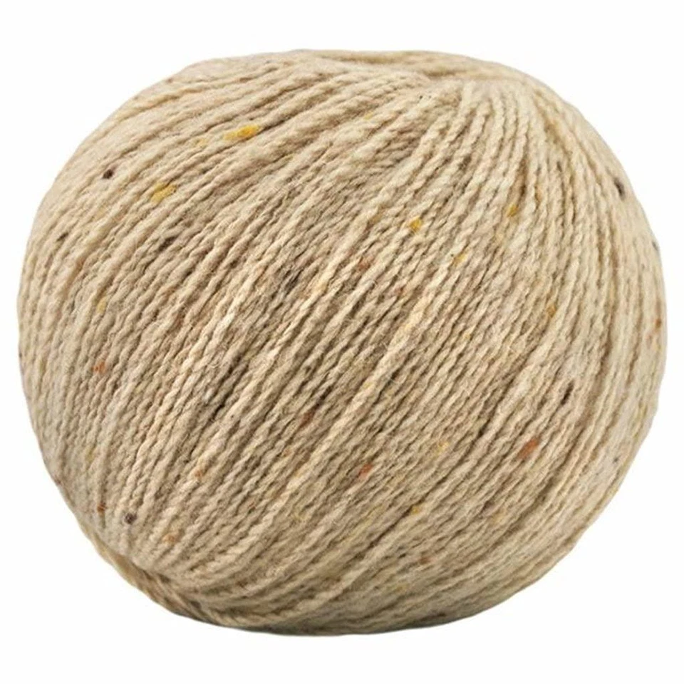 Jody Long Alba Merino Alpaca Knitting Wool Yarn 100g - 001 Oats - Image 1 of 1
