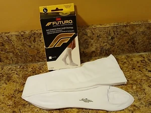 3M FUTURO Calze Mediche a Compressione Antiembolia Lunghezza Ginocchio Bianco LG 1-Pr. - Foto 1 di 17