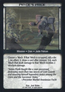 Pryde's Pride Battletech CCG CASI NUEVO RARO - Imagen 1 de 1