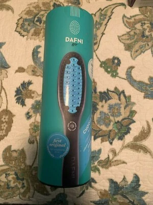 DAFNI GO HAIR STRAIGHTENING BRUSH BLUE VVV 158 751492603896 - Image 1 of 4