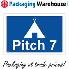 VE323 PITCH 7 SEVEN SIGN TENT CAMPSITE AREA SPACE CARAVAN CAMPING SITE GLAMP
