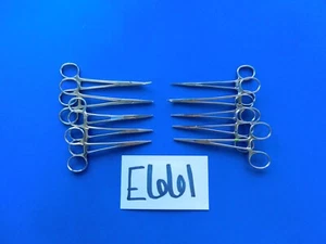 E661 Symmetry Aesculap Codman Lot of 10 Forceps 12.5-14.5cm Overall Length - Picture 1 of 4
