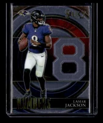 Lamar Jackson 2021 Panini Select Select Numbers #5 - Image 1 of 2