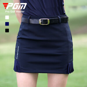 PGM Women High Waist Golf Skirts Quick-Dry Sport Skorts Pleated Slim Mini Dress