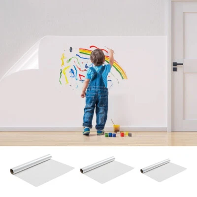 2-10m Clear Wall Protector Contact Paper Painting Wall Electrostatic Film Sheets - Image 1 of 4