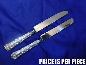 TIFFANY ENGLISH KING STERLING SILVER PLACE KNIFE OLD BLADE BOLSTER - VERY GOOD - Picture 1 of 11