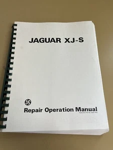 Jaguar XJ-S Repair Operation Service Manual, Spiral Bound, 1975 - Picture 1 of 6