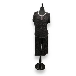 CHARMOUR - Juego de camisetas Capri de dos piezas con melocotón para mujer con camiseta - Imagen 1 de 9
