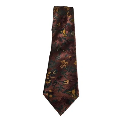 Hart Schaffner & Marx - Silk Necktie Designer Floral Tie - Изображение 1 из 3