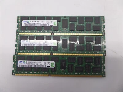 Lot Of 3- Samsung M393B1K70DH0-CK0 8GB PC3-12800 DDR3-1600 Server Memory - Image 1 of 4