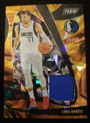 👀LUKA DONCIC 2019-20 Panini Player Of The Day CRACKED ICE orange 73/99 Only 1🔥 - Image 1 of 3
