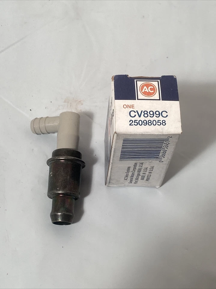 Новый из старых запасов клапан переменного тока GM PCV 25098058 Buick Olds Pontiac 3,8 л V-6 1988 - 1991 - Изображение 1 из 3