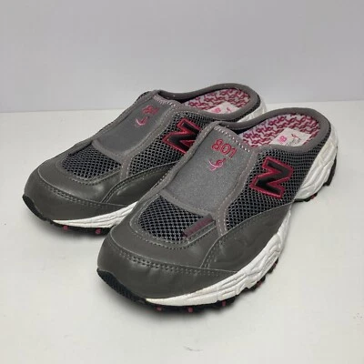 Zapatillas New Balance Mujer 801 Susan G Komen Gris Rosa Sin Cordones Mula Talla 7 Foto 1 de 4