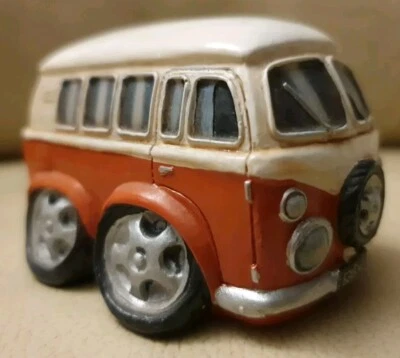 Резиновое украшение для модели автофургона VW с разделенным экраном 70 мм новинка подарок для любителей Volkswagen - Изображение 1 из 4