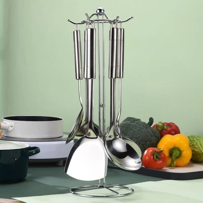 Set di utilità da cucina 6 pezzi in acciaio inossidabile - realizzato con 201... - Immagine 1 di 4