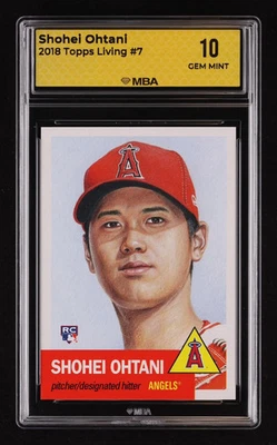 2018 Topps Living Shohei Ohtani #7 Rookie MBA 10 Foto 1 de 2