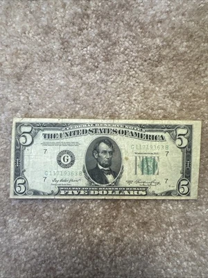 5 Dollar Bill 1950 A Circulated - Image 1 of 4