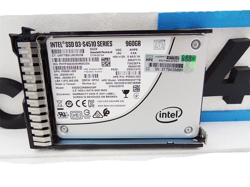 HP P08569-001 960GB SATA 6G READ INTENSIVE SFF SC S4510 SSD - P05932-B21 - Image 1 of 1