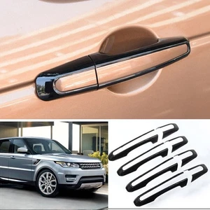 For Range Rover Sport 2014-2022 Gloss Black Exterior Side Door Handle Cover 8PCS - Picture 1 of 9