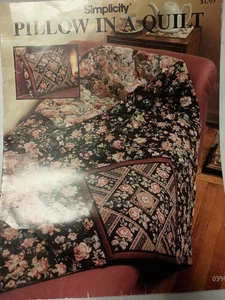 Vintage Simplicity Kissen in einer Decke 1991 Faltblatt N2 - Bild 1 von 1