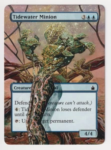 Altered Tidewater Minion MP Ravnica WOTC MTG Magic Hand Painted Unique Art! - Picture 1 of 2