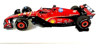 BBR MODELS 241816C FERRARI SF-24 GP F1 MONACO 2024 WIN LECLERC 1/18 SCALE MODEL - Immagine 1 di 3