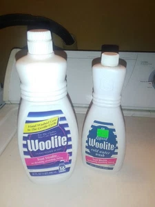 Vintage 1980's Liquid Woolite Cold Water Wash Plastic Bottle 16oz 90% Full - Picture 1 of 7